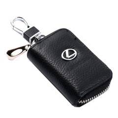 Купить Чехол для ключей с карабином с логотипом Lexus (Тисненая кожа) 65819 Чехлы для автоключей