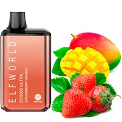 Купить Elf Bar World DC5000 Ultra POD 5% Strawberry Mango - Клубника Манго (Подзаряжаемый) 60263 Одноразовые POD системы