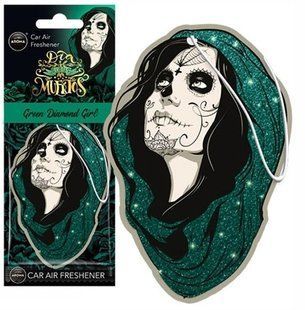 Buy Car Air Freshener Aroma Car Cellulose Dia De Los Muertos Skull With A Pipe (10381) 74330 Hanging air fresheners