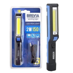 Купить Фонарь переноска для СТО Brevia Led 2W COB / 150 lm 900mAh (11220) 40092 Фонарики Переноски Прожекторы