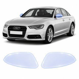 Buy Pre-cut paint protection film for Audi A6 C7 2011-2018 - mirrors 101496 Model-specific paint protection film patterns for Audi