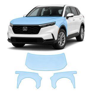 Buy Pre-cut paint protection film for Honda CR-V VI 2023- hood + front fenders 104671 Model-specific paint protection film patterns for Honda