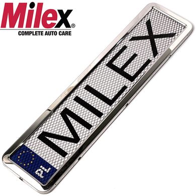 Купити Рамка номера Milex нержавіюча сітка 1 шт (RT-25353) 32029 Рамка номера - Універсальна - Американський тип
