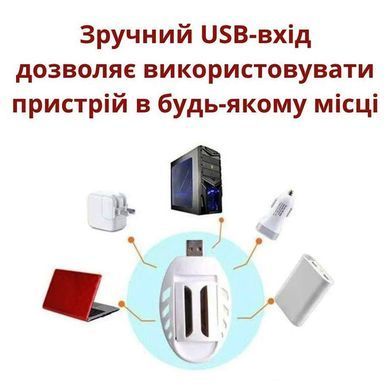 Купить Фумигатор автомобильный от коморов 5V 1А USB Под Таблетку (JC-0027) 40603 Фумигаторы автомобильные