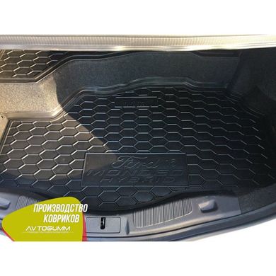 Купити Автомобільний килимок в багажник Ford Mondeo 5 / Fusion 2015 - hybrid / Гумовий (Avto-Gumm) 28325 Килимки для Ford