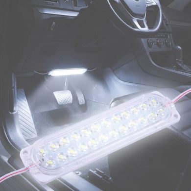 Купити Світлодіодний модуль 12V 24 LED Біле світло 1 шт (AG-MZ-2835-24-12) 95133 Світлодіодні модулі