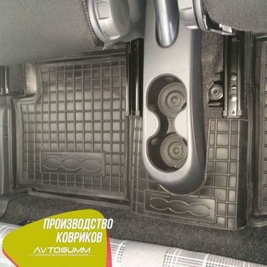 Купити Автомобільні килимки в салон Fiat 500 2007- (Avto-Gumm) 28868 Килимки для Fiat