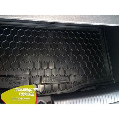 Купить Автомобильный коврик в багажник Hyundai i10 2014- Резино - пластик 42094 Коврики для Hyundai