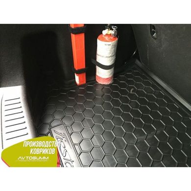 Купити Автомобільний килимок в багажник Ford Fiesta 2008-2015 Гумовий (Avto-Gumm) 28154 Килимки для Ford