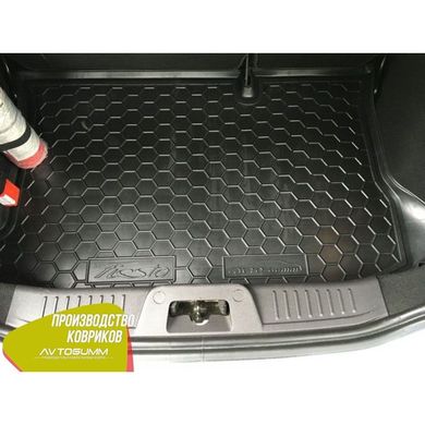 Купити Автомобільний килимок в багажник Ford Fiesta 2008-2015 Гумовий (Avto-Gumm) 28154 Килимки для Ford