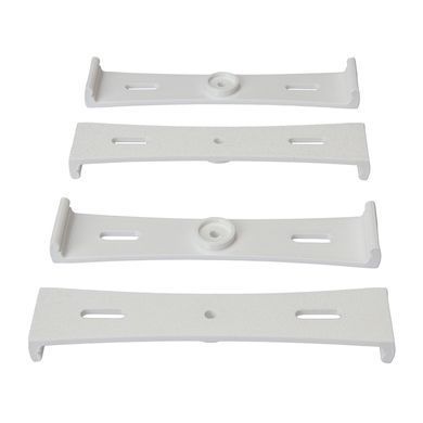 Buy License plate holder without frame, plastic cone, white, 4 pcs (VRNK1303) 102709 Number frame - Universal - American type