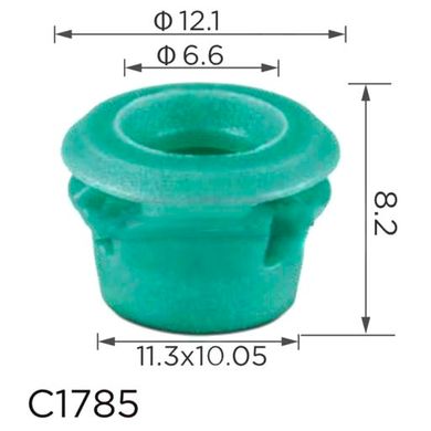 Купить Клипса держатель молдинга BMW (51711932996, 14007) (C1785) 73638 Втулка держатель