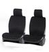 Купить Накидки для сидений DEKOR Алькантара комплект Черные - серая нить 36422 Накидки для сидений Premium (Алькантара) - 2 фото из 2