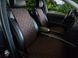 Купить Накидки для передних сидений Алькантара широкие Коричневые 2 шт 1744 Накидки для сидений Premium (Алькантара) - 2 фото из 2