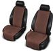 Купить Накидки для передних сидений Алькантара широкие Коричневые 2 шт 1744 Накидки для сидений Premium (Алькантара) - 1 фото из 2