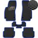 Купить Коврики в салон EVA для Audi A6 С6 2006-2011 с подпятником Черные-Синий кант 5 шт 67080 Коврики для Audi