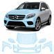Купити Антигравійна захисна бронеплівка за лекалами для Mercedes-Benz GLE W166 facelift 2015-2019 - передня частина авто (капот бампер крила)) 107048 Модельні лекала захисних плівок для Mercedes-Benz