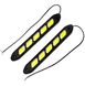 Купити LED Денні ходові вогні ДХВ 12V 23 см гумовий корпус гнучкі 2 шт (KLNT-DRL-COB-102) 65601 Денні Ходові Вогні (ДХО) - 1 фото из 5
