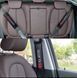 Buy Seat belt cover Modena Fiat S 350 mm Colored 3D Logo Eco-leather Black 1 pc 91519 Seat belt pads - 5 photos from 5