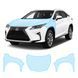 Купить Антигравийная защитная бронепленка по лекалам для Lexus RX AL20 2015-2018 - капот и передние крылья 106315 Модельные лекала защитных пленок для Lexus