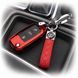 Buy Volkswagen key case red red strap (3 buttons) 94803 Car Key Covers (Original) - 2 photos from 2