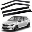 Buy Skoda Fabia III 2014-2021 Hatchback Window Deflectors with 3M Voron Glass Tape 44774 Window deflectors for Skoda