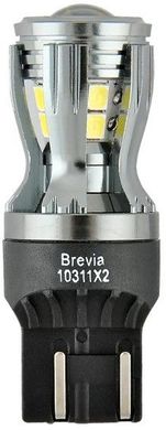 Купить LED автолампа Brevia PowerPro 12/24V W21/5W 14x2835SMD 350Lm 6000K CANbus Оригинал 2 шт (10311X2) 40192 Светодиоды - Brevia