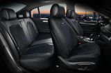 Купить Авточехлы для сидений Алькантара Экокожа Elegant Modena комплект Черные (700 136) 31812 Накидки для сидений Premium (Алькантара)