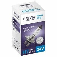 Купити Автолампа галогенна Brevia Power Duty / H7 / 70W / 24V / 1 шт (24070PDC) 38237 Галогенові лампи Brevia