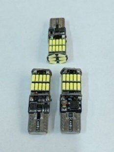 Купити Світлодіод 12-24V Т10 Оманка Білий SMD 26 3014 10645 340Lm мультиполярний 1шт 36446