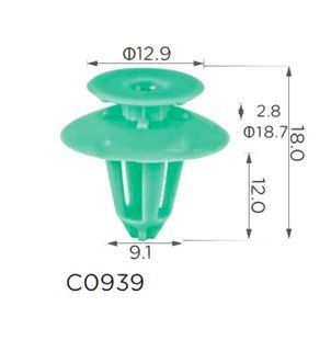 Buy Clip for fastening door card moldings Ford E865220S Mercedes A0069884378 (C0939) 73237 Door type retainer