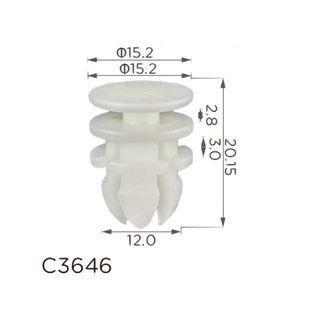 Buy Tesla Trim Fastening Clip (C3646) 73337 Door type retainer