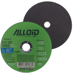 Buy Cutting wheel for metal Alloid 41 14A 150x16x22 23 mm (W15016-M) 85892 Cutting wheels Cleaning - Grinding elements
