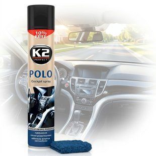 Купити Поліроль торпеди спрей K2 Polo Fahren (Нова машина) 750 мл (K20134) 42629 Поліроль торпеди спрей