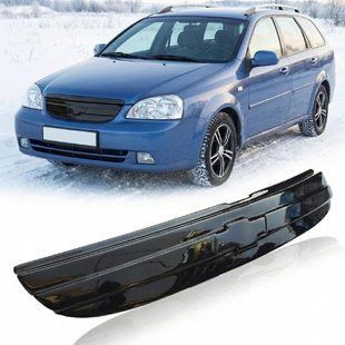 Купити Зимова накладка на решітку радіатора Chevrolet Lacetti Седан Універсал 2002-2014 Глянець FLY 10082 Зимові накладки на решітку радіатора