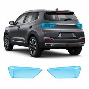 Buy Pre-cut paint protection film for Chery Tiggo 4 Pro 2023- rear brake lights 103535 Model-specific paint protection film patterns for Chery