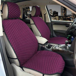 Buy Montana Front Seat Covers Front Burgundy 2 pcs (Micro Velour Honeycomb Premium) 86379 Premium Seat Covers (Alcantara)