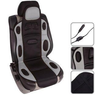 Buy Heated car seat cover Vitol 115x49 cm 2 modes 1 pc (H 19002 GY/BK) 96301 Heated capes