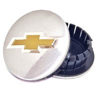 Buy Caps on titanium Chevrolet 58 / 46 mm Gray Chrome 1 pc (9015188) 91272 Titanium caps