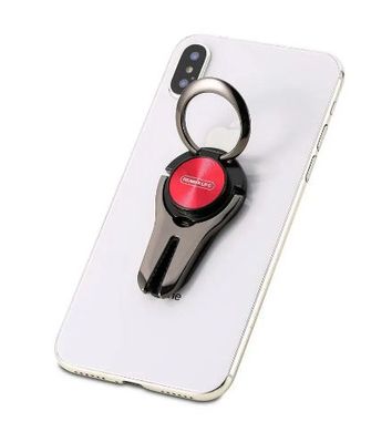 Купить Тримач для телефону кільце REMAX RL-BK01,на повітропровід,палець (червоний) 24623 Автодержатель для телефона на воздуховод