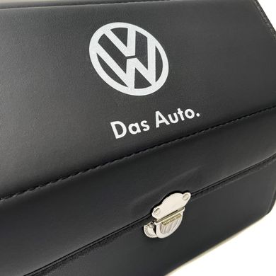 Купить Органайзер саквояж в багажник Volkswagen 38 x 31 x 29 см Эко-кожа Черный 1 шт 44592 Саквояж органайзер