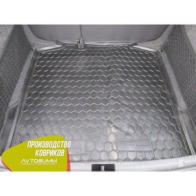 Купить Автомобильный коврик в багажник Skoda Rapid 2013- Liftback / Резино - пластик 42359 Коврики для Skoda