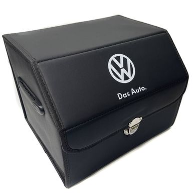 Купить Органайзер саквояж в багажник Volkswagen 38 x 31 x 29 см Эко-кожа Черный 1 шт 44592 Саквояж органайзер