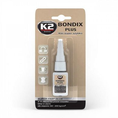 Купить Супер Клей Универсальный K2 Bond Bondix Plus Сверхпрочный 10 гр (B101) 42531 Клей Водостойкий - Токопроводящий - Для зеркала и стекла