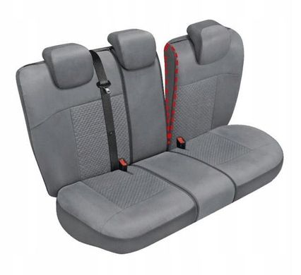 Купити Чохли для сидінь модельні Chevrolet Lacetti Gentra комплект Чорно-сірий 23725 Чохли для сидіння модельні