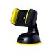 Купить Автоутримувач для телефону HOCO "CA5" на присоску жорстка ніжка Black-Yellow 24647 Автодержатель для телефона на присоске - 2 фото из 3