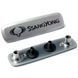 Buy Emblem nameplate Ssang Yong for car mats Aluminum 1 pc 86874 Emblems nameplates Heel pads for car mats - 1 photos from 3