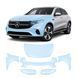 Купити Антигравійна захисна бронеплівка за лекалами для Mercedes-Benz EQC N293 2019-2023 - передня частина авто (капот бампер крила)) 106868 Модельні лекала захисних плівок для Mercedes-Benz