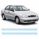 Buy Pre-cut paint protection film for Daewoo Lanos T100 1997-2017 - lower body area 104032 Model-specific paint protection film patterns for Daewoo