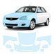 Купить Антигравийная защитная бронепленка по лекалам для LADA Priora 2170 facelift 2013-2018 - передняя часть авто (капот бампер фары крылья) 105896 Модельные лекала защитных пленок для LADA